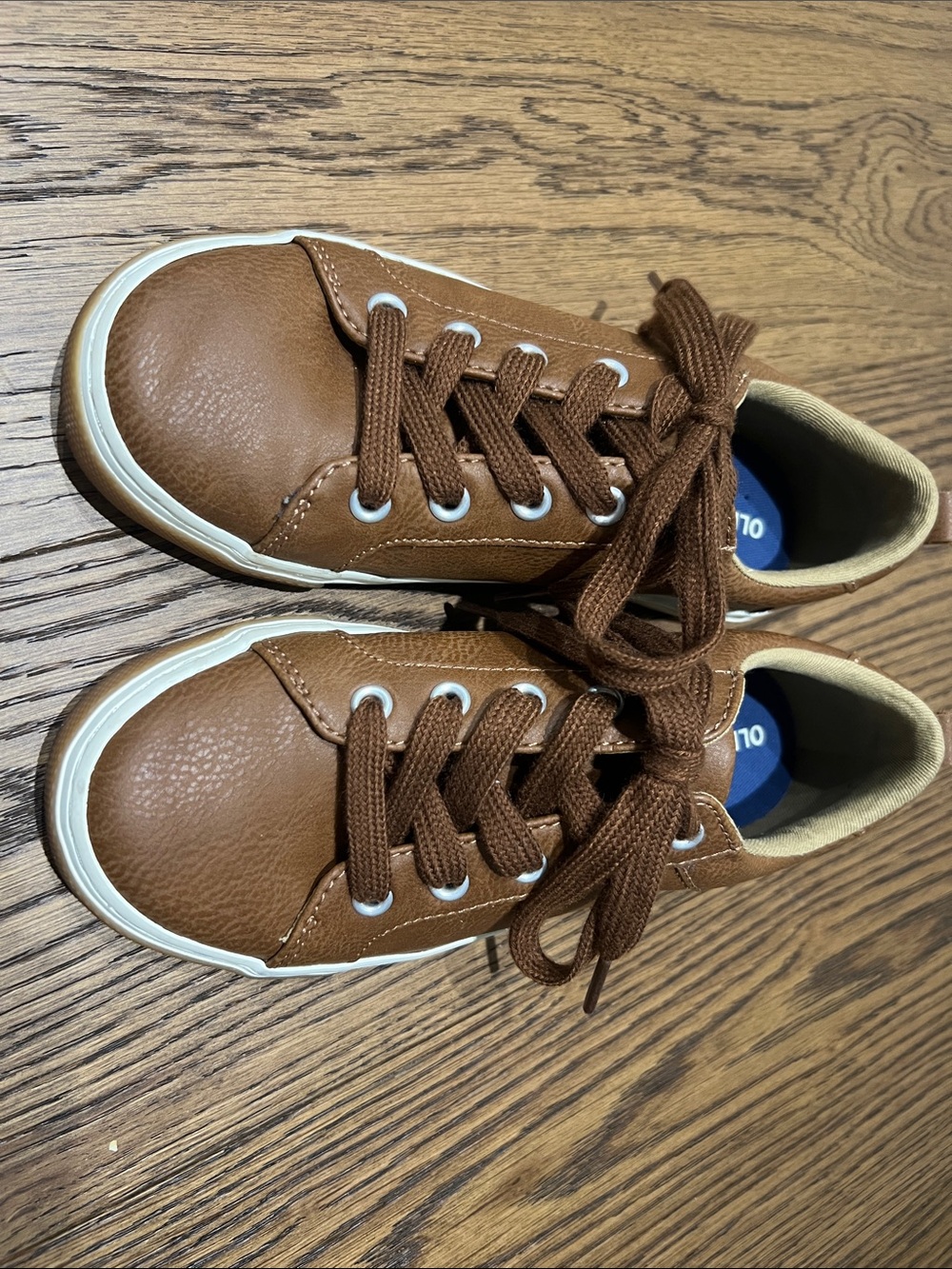 Old Navy Brown Kids Lace-Up Sneakers